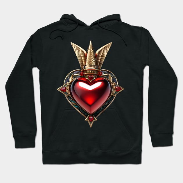 Baroque Heart Hoodie by PurplePeacock